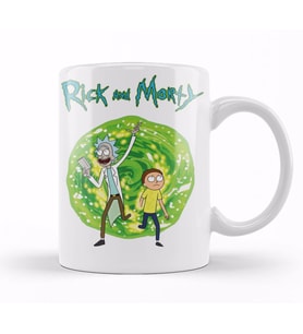 Rick and Morty Kupa Bardak Porselen