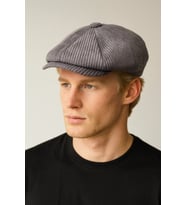 Kışlık Kadife Ingiliz Kasket Peaky Blinders Model Erkek Kasket Dökümlü Kadife Kasket
