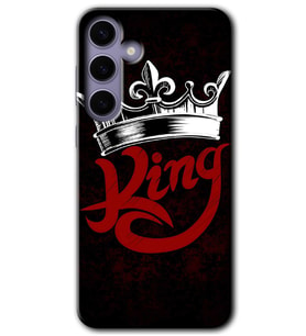 Galaxy S24 Plus Kılıf HD Desen Baskılı Kılıf - King
