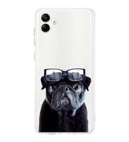 PrintiFy Samsung Galaxy A05 ile Uyumlu 1mm Slim Fit Köpek 3 050f Baskılı Şeffaf  Kılıf