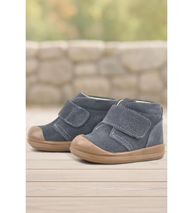 Rakerplus Yoohoo Hakiki Deri Füme Cırtlı Unisex Bebek Bot