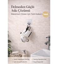 Duvar Askısı Siyah Statik Boyama Mutfak Havlu Kancası ( 1 Adet )
