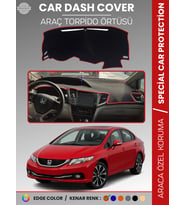 HONDA CIVIC FB7 (2011-2015) Torpido Örtüsü Torpido Koruma Tam Uyum Çatlamayı Önler Kolay Montaj