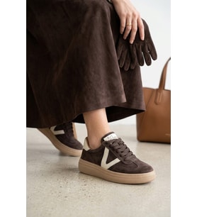 Beety 26BY227.170 Kadın Hakiki Deri Klasik Sneaker Kahverengi