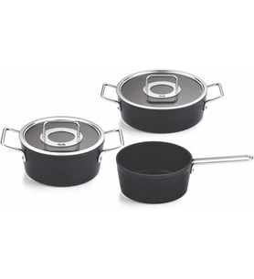 Fissler Adamant Cam Kapak 5 Parça Tencere Seti