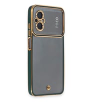 Poco M5 Kılıf Liva Lens Silikon - Yeşil