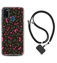 Samsung M21 M22 M23 M30 M31S M32 Kılıf Boyun Askılı Silikon Barbie and Shoes 1413