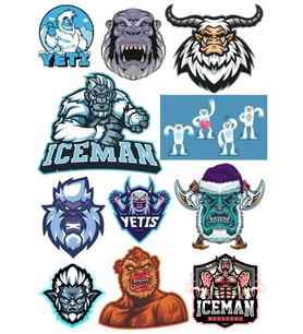 Yeti Sticker Set 15 Parça Telefon, Tablet, Defter, Laptop Sticker