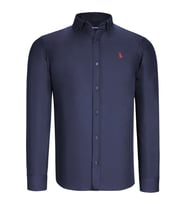 G725 DEWBERRY ERKEK GÖMLEK-AÇIK LACİVERT