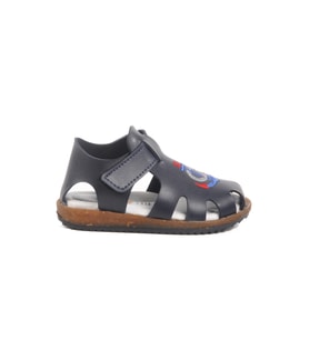 Ayakmod Lacivert Cırtlı Hafif Unisex Çocuk Sandalet 17372 B