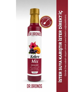 Dr. Bronos Kekre Mix Şurup 250 ml Hibiskus, Mango ve Kekreyemiş İçeren Karışım
