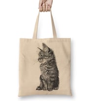 Cat Kedi Bez Çanta Uzun Saplı
