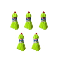 L Büyük Boy Balerin Mop Seti, 30 cm, 200 g, Yedek Islak Paspas Ucu, 5 Adet