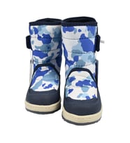 SİA ÇANTA BOOT'S ÇIRTLI & ORTAPEDİK  & ANATOMİK SAĞLAM KAYMAZ TABANLI UZUN KONÇLU İÇİ KÜRKLÜ NEFES ALAN ÇOCUK SNOW BOOT (Lacivert)