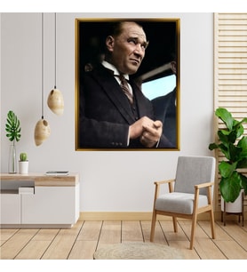ÇERÇEVELİ ATATÜRK TABLO S637