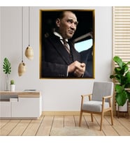 ÇERÇEVELİ ATATÜRK TABLO S637