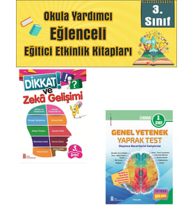 Ata 3.Sınıf Okula Yardımcı Dikkat Ve Zeka Gelişimi - Genel Yetenek Yaprak Test