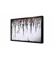 Tablosan Modern Ağaçlar Çerçeveli Cam Tablo