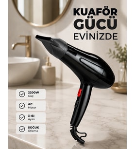 Hızlı Kurutma Ve Şekillendirme İçin Profesyonel Saç Kurutma Makinesi