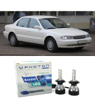 Kia Clarus Led Xenon Uzun + Kısa Far Ampulü H4 Access Yeni Seri Beyaz