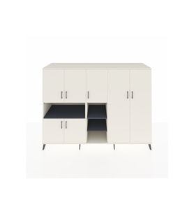 Kronos Dolap 13 Raflı 7 Kapaklı 220x59x163 Aytaşı-Aytaşı/Antrasit