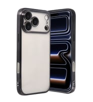 iPhone 17 Pro Kamera Korumalı Lensli Silikon - Siyah