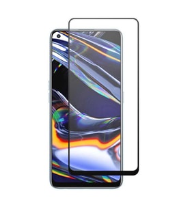 Realme 8 Uyumlu Zore Fiber Nano Ekran Koruyucu (Siyah)