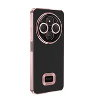 Lexroo Xiaomi Redmi 14C 4G Kılıf Kamera Korumalı Logo Gösteren Omega Kılıf - Rose Gold