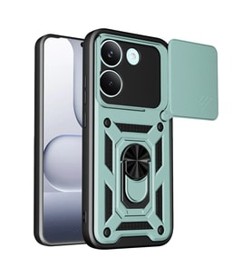 Northcity Xiaomi Poco X8 Pro Uyumlu Pars Lens Yüzüklü Silikon - Yeşil