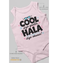 Cool diye yazılır hala diye okunur Sıfır Kollu Bebek Zıbını Pamuk %100 Pamuk