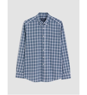 LCWAIKIKI Classic Mavi Regular Fit Ekose Erkek Gömlek