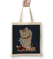 Sushi Cat Lucky Kedi Bez Çanta Uzun Saplı