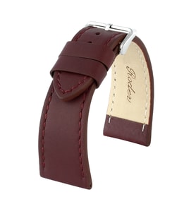 R4136S RODER DERİ KAYIŞ - BORDO - 26X22MM