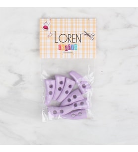 Crafts 8 Li Lila Çoban Düğme - 129