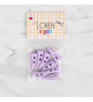 Crafts 8 Li Lila Çoban Düğme - 129