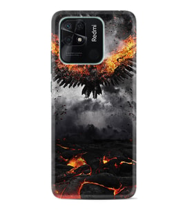 Xiaomi Redmi Note 7 8 9 Pro 10 2022 10 Pro 10S Kılıf Desenli Silikon Ateş Kartalı 1766