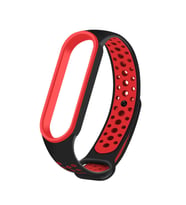 Xiaomi Mi Band 5 Uyumlu Kordon Silikon Esnek Yumuşak Delikli Spor KRD-02 Kayış