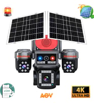 Heiman HM-890 E-Sim 4 Kameralı Aov Güneş Enerjili Kamera