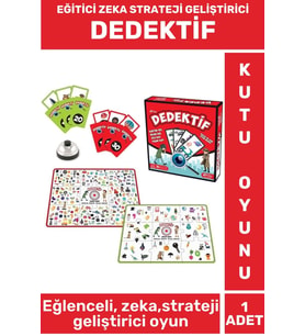 Özel Tasarım Eğlenceli Eğitici Zeka Strateji Beceri Geliştirici Çocuk Aile Kutu Oyun Takımı DEDEKTİF