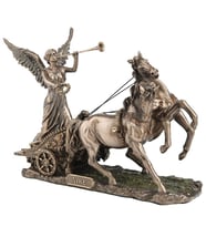 WISE Nike Dekoratif Obje – Antik Yunan Zafer Tanrıçası Poliresin Heykel – 28,5 cm