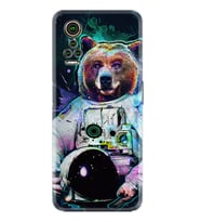 General Mobile GM 21 Pro GM 22 Pro Plus Kılıf Desemli Silikon Astronot Panda 1755