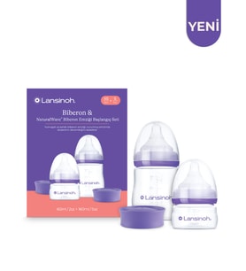 Lansinoh Yenidoğan Biberon Seti (60 ml XS Akış + 160 ml S Akış) - Standart