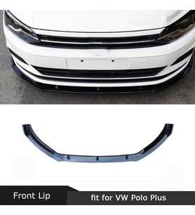 Vw Polo Ön Tampon Altı Lip Plastik Kulaklı Parlak Siyah 2018-