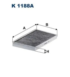 FILTRON K1188A Polen Filtresi (Karbonlu) A6398350347