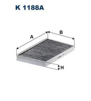 FILTRON K1188A Polen Filtresi (Karbonlu) A6398350347