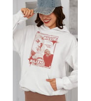 Billie Eilish Baskılı Unisex Oversize Şarkıcı Hoodie