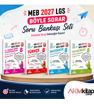 Sinan Kuzucu 2027 8. Sınıf Türkçe Matematik Fen ve İnkılap Soru Bankası Seti 4 Kitap