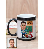 Erkek Biyoloji Öğretmenine Hediye Karikatürlü Sihirli Kupa Bardak