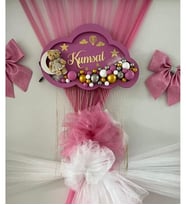 led ışıklı kapı süsü (Pembe)