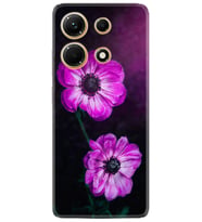 Infınix Note 30 Kılıf Resimli Desenli Silikon Platinium Series Çiçekler 1869